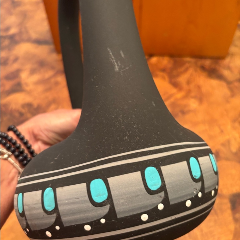 💎SIGNED💎Authentic Native American Acoma Pottery by Alvin Sandoval Hand-painted